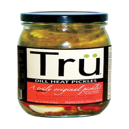 Dill Heat Pickles 16 Oz Jar